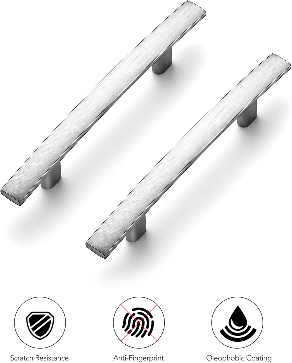 Buy Ravinte 10 Pack Handles Brushed Nickel Pulls