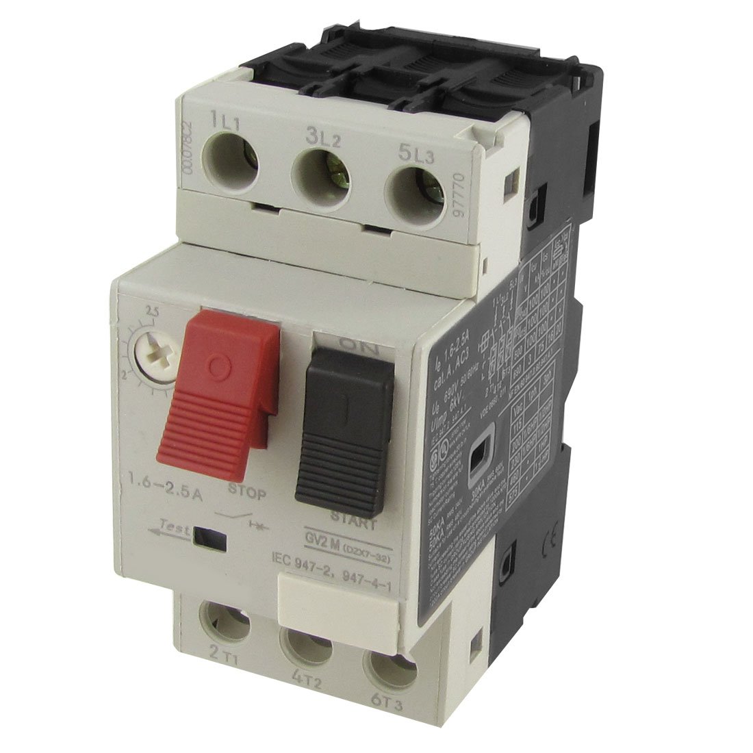 IEUMJNAT 690V 1.6-2.5A Thermal Motor Protector Circuit Breaker 3P