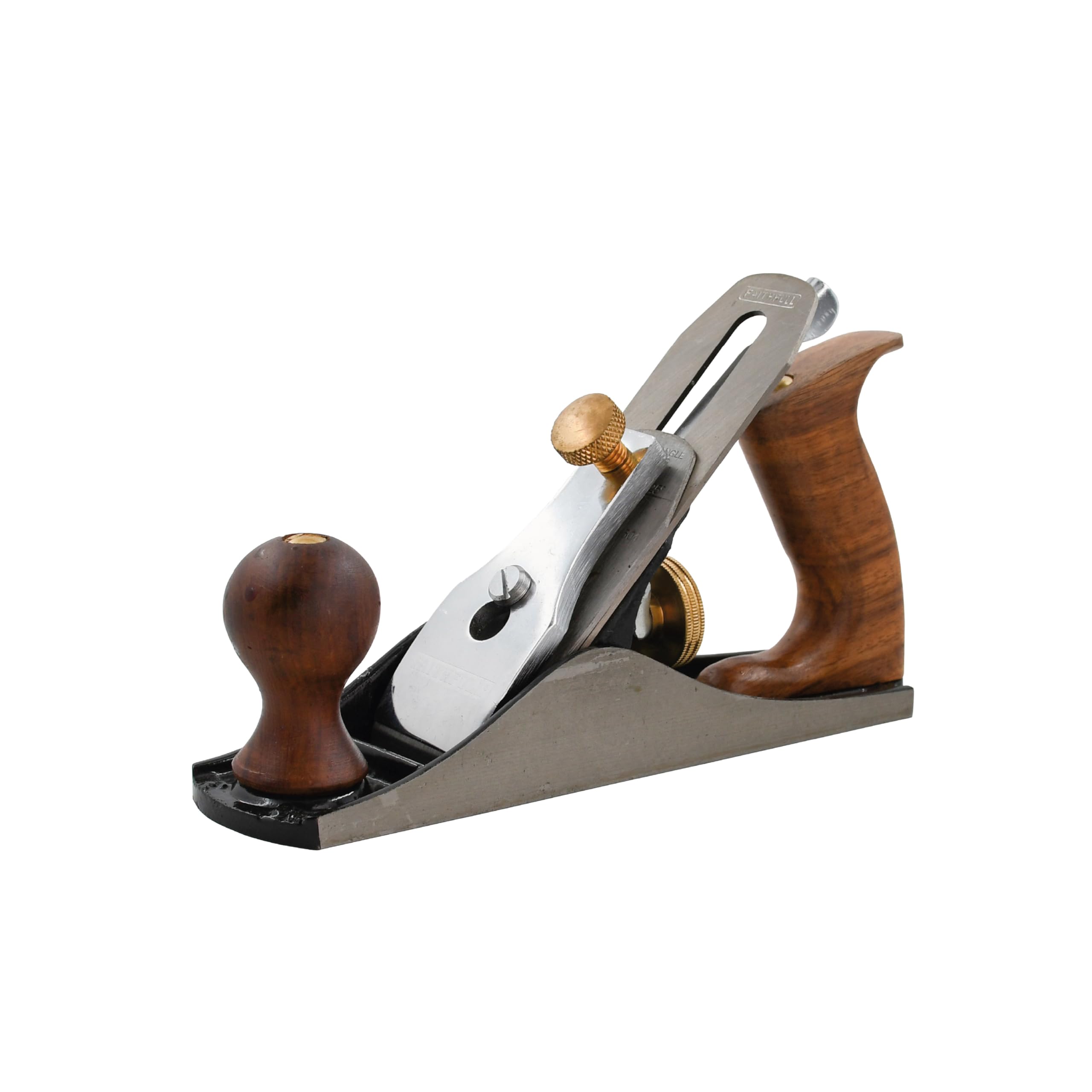 Rabot de finition Faithfull n° 3 – Rabot à bois en fonte usinée avec précision pour bois durs et tendres, ébénisterie, menuiserie et lissage