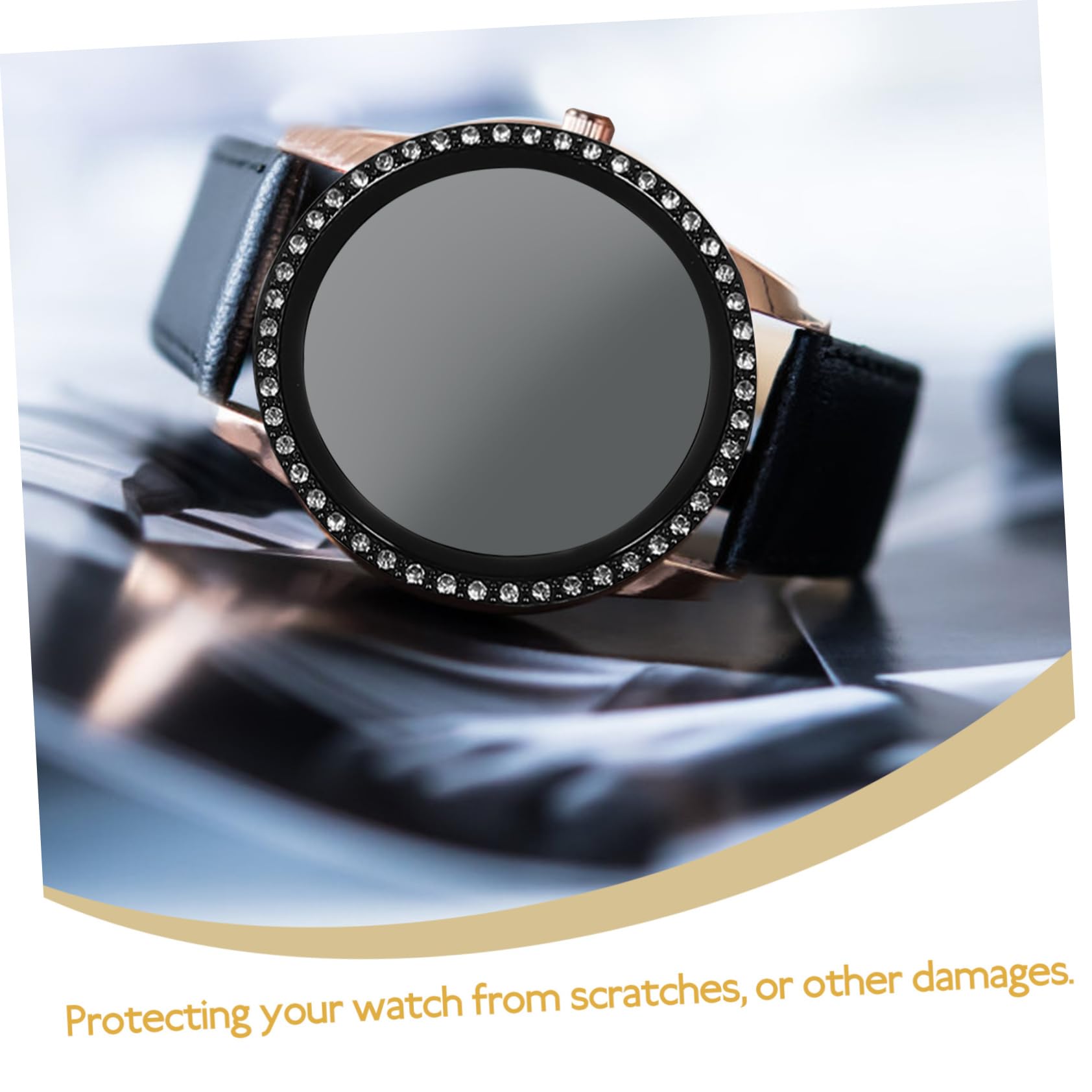 UKCOCO 12stücke Teiliges Watch Shell Mit Strasssteinen Kompatibel Mit Pixel Watch Robuste Schutzhülle Für Smartwatch Kratzfest Und Stoßsicher Installieren Transparent