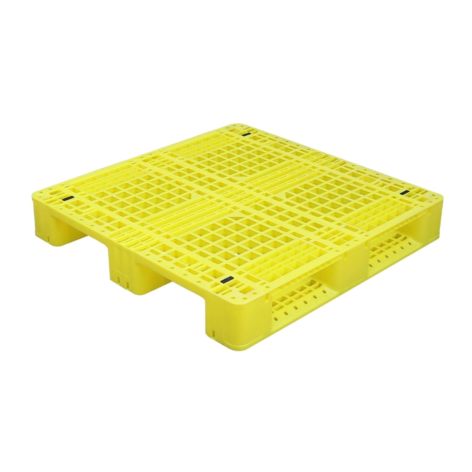 Estante De Almacenamiento De Malla Ventilada, Palé De Polietileno De Alta Densidad, Impermeable Y Resistente A La Humedad, Adecuado For El Apilamiento En(Yellow,47.2x39.3x5.9in)