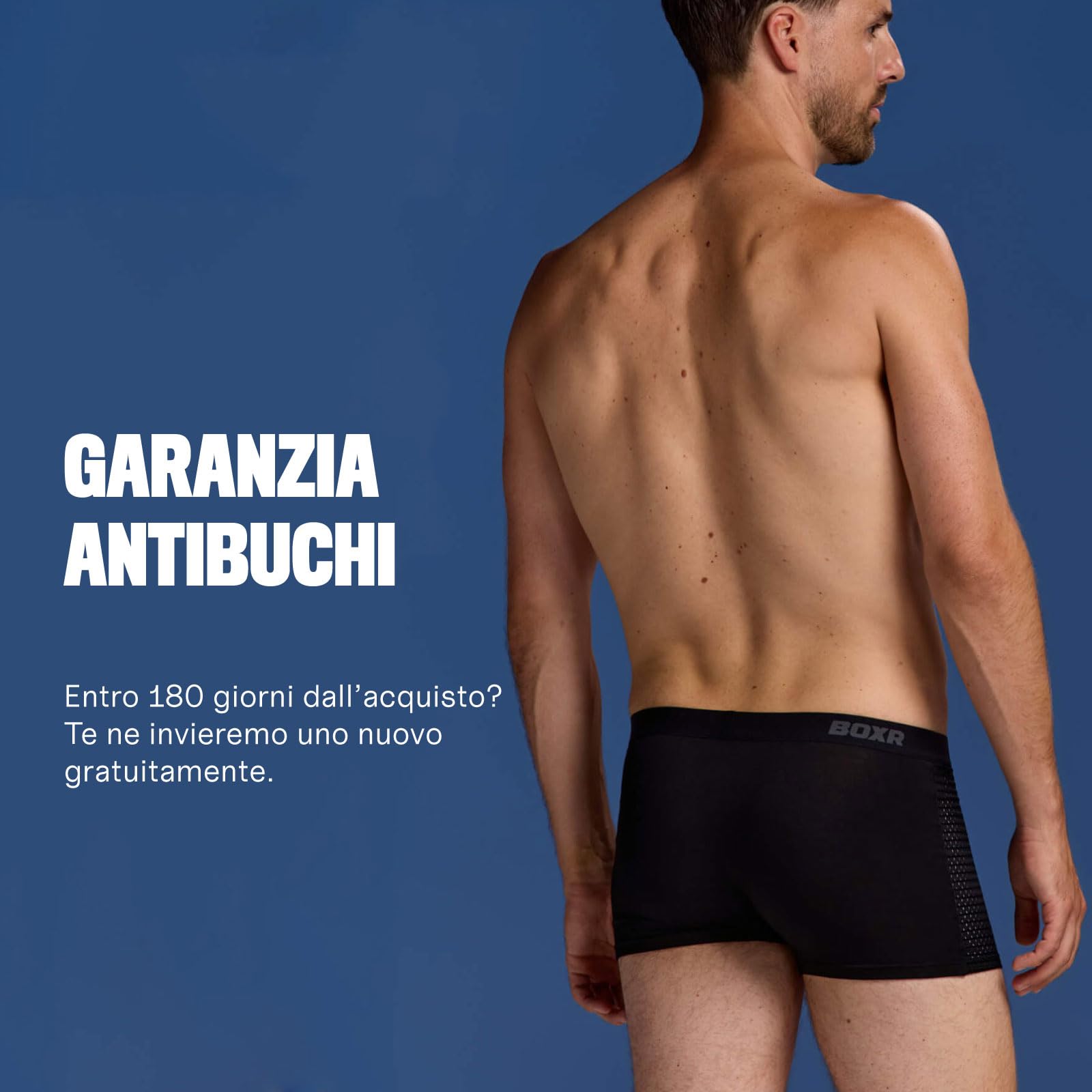 BOXR Underwear Boxer in bambù – Set di 4 – Morbido come seta e traspirante (S-3XL)