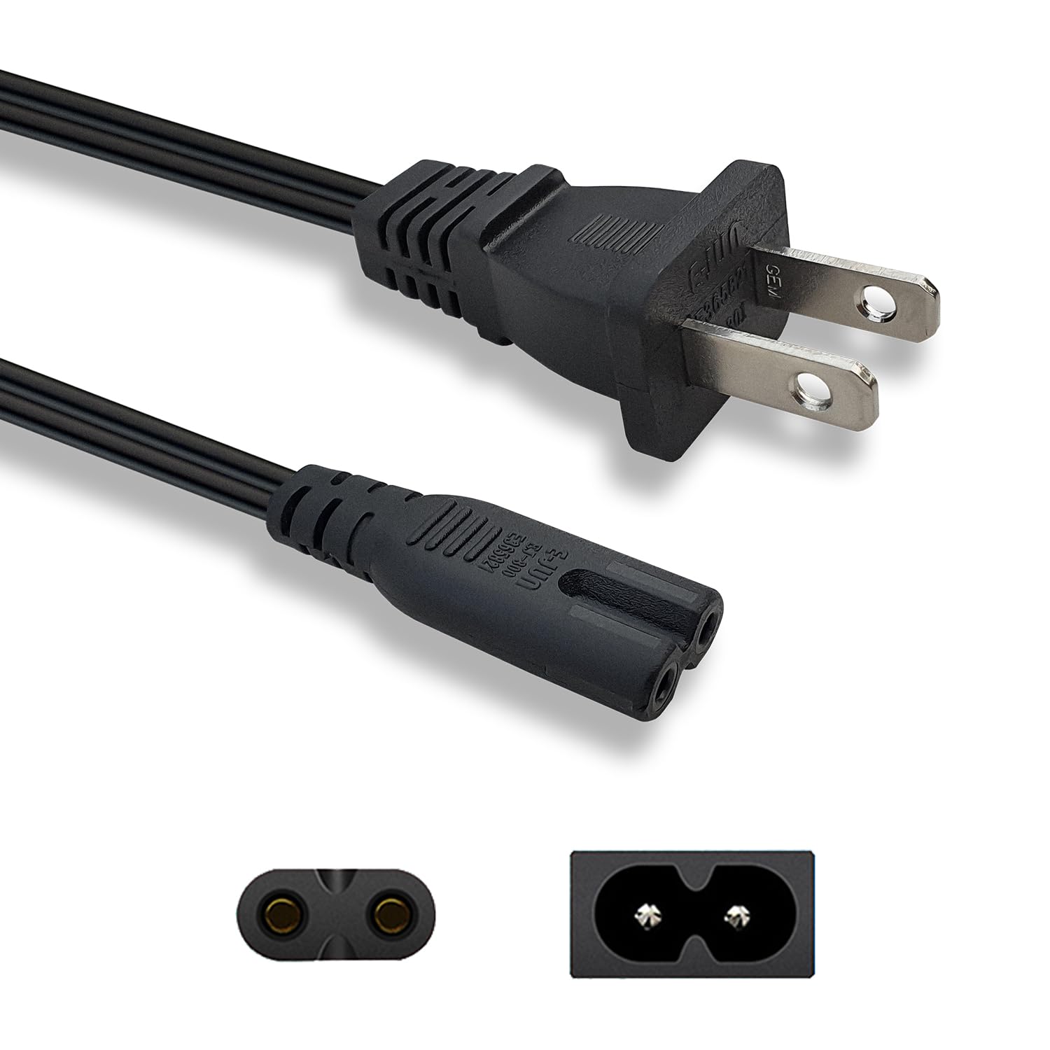 Amazon.com: 10FT Samsung TV Power Cord Right Angle - [UL] Non