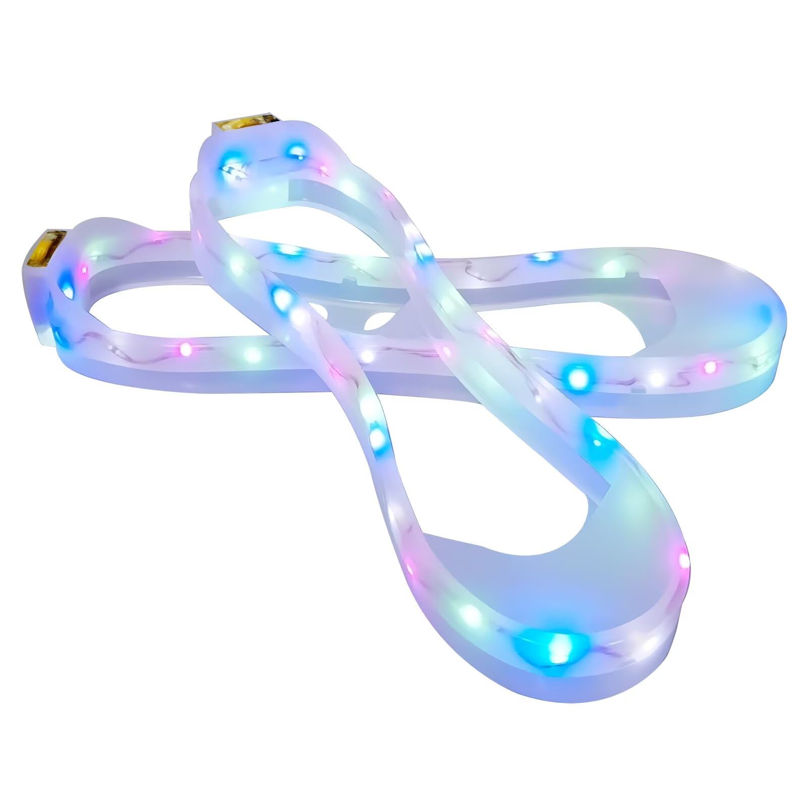 View 1 of **ONLY ONE WORKS**ORINXION Men Women Kid Luminous Shoe Covers LED Shoe Lights Party Light Up Sneaker Accessories for Night Running Walking Festival, Vibration Version, Men 5.5-6.5 / Women 6.5-8/5-6 Big Kid