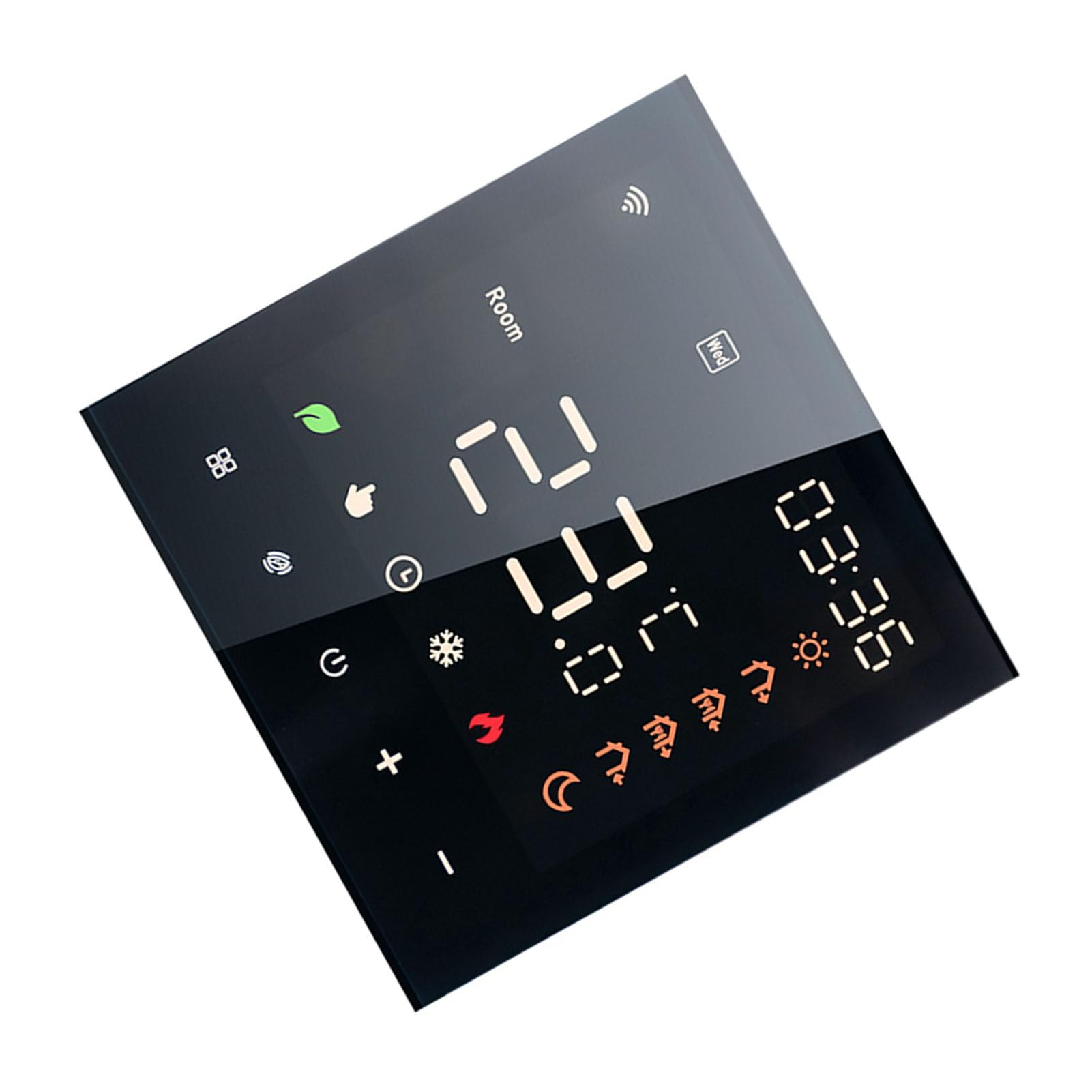 Kavolet Tuya Smart Wi-Fi-Thermostat, Sprachsteuerung, 16A, für Elektroheizung, digitaler programmierbarer LCD-Display-Touchscreen-Temperaturregler, kompatibel mit Amazon Google Home