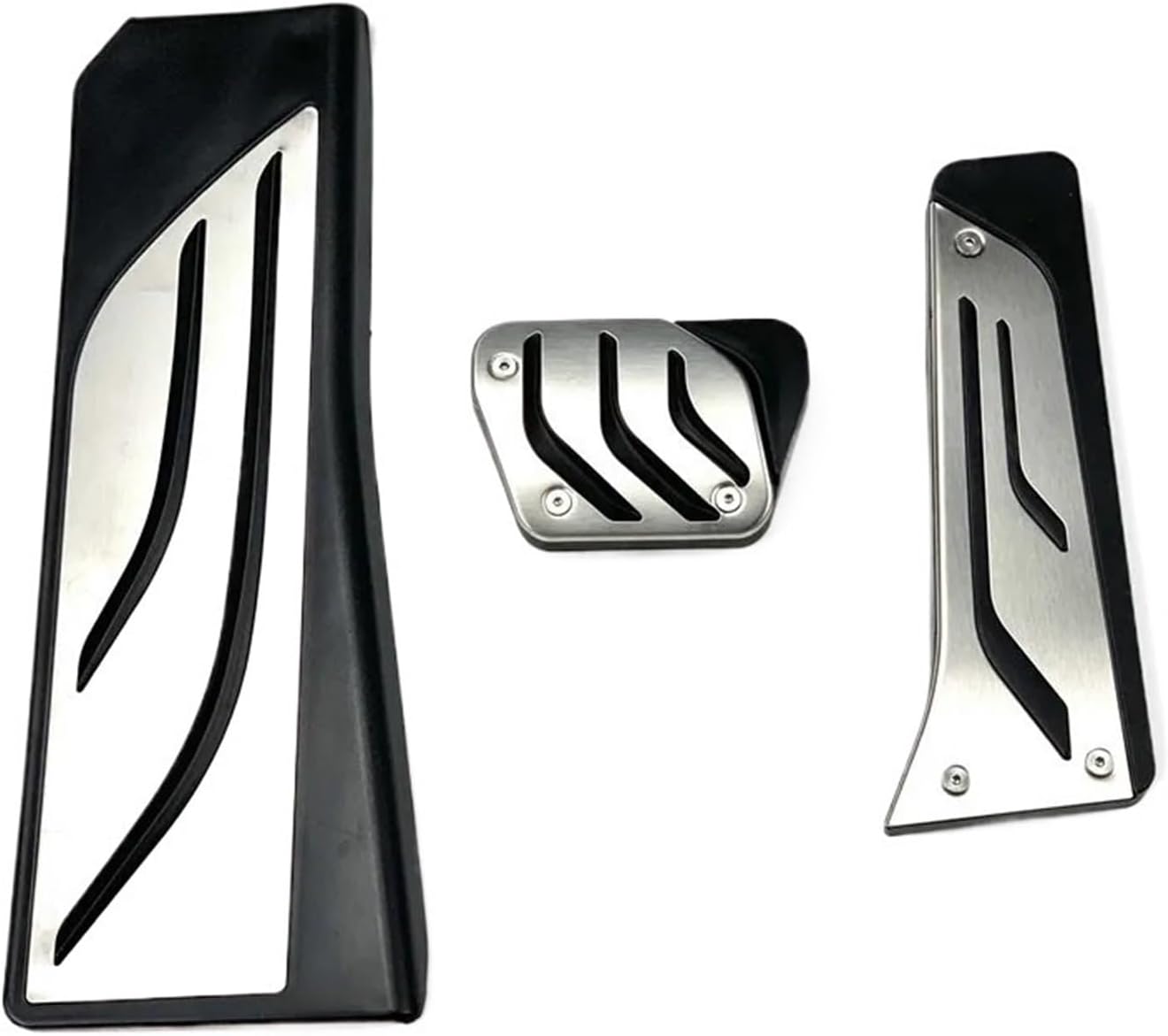 Pedals Fit for BMW 5 6 7 Series GT M5 X3 X4 E83 F25 F26 Z4 E85 E65 E67 E68 F01 F02 F03 F04 F10 F11 F06 F07 F12 F13 F18 Car Fit for Gas Pedal Cover Durable(Automatic 3pcs)