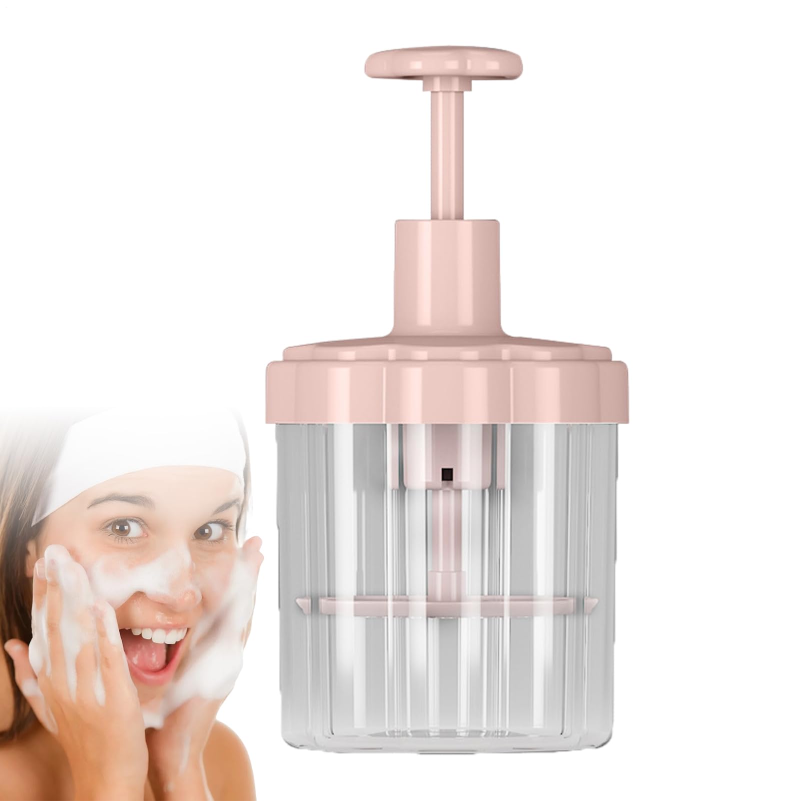 Facial Cleanser Foamer, Bubble Maker Tool, 3.15x3.15in Gentle Face Wash Accessory, Soft Lather Creation, Easy Grip Handle for Women, Teens, Athletes, Daily Skincares Rutina