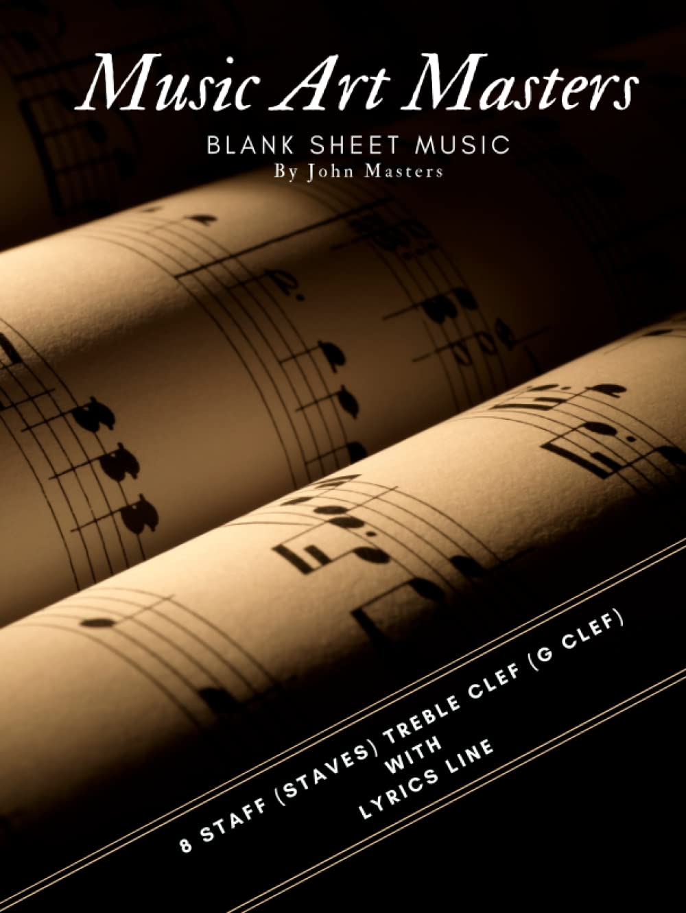 Carnet de notes de musique rigide, papier manuscrit haut de gamme pour artiste musical
