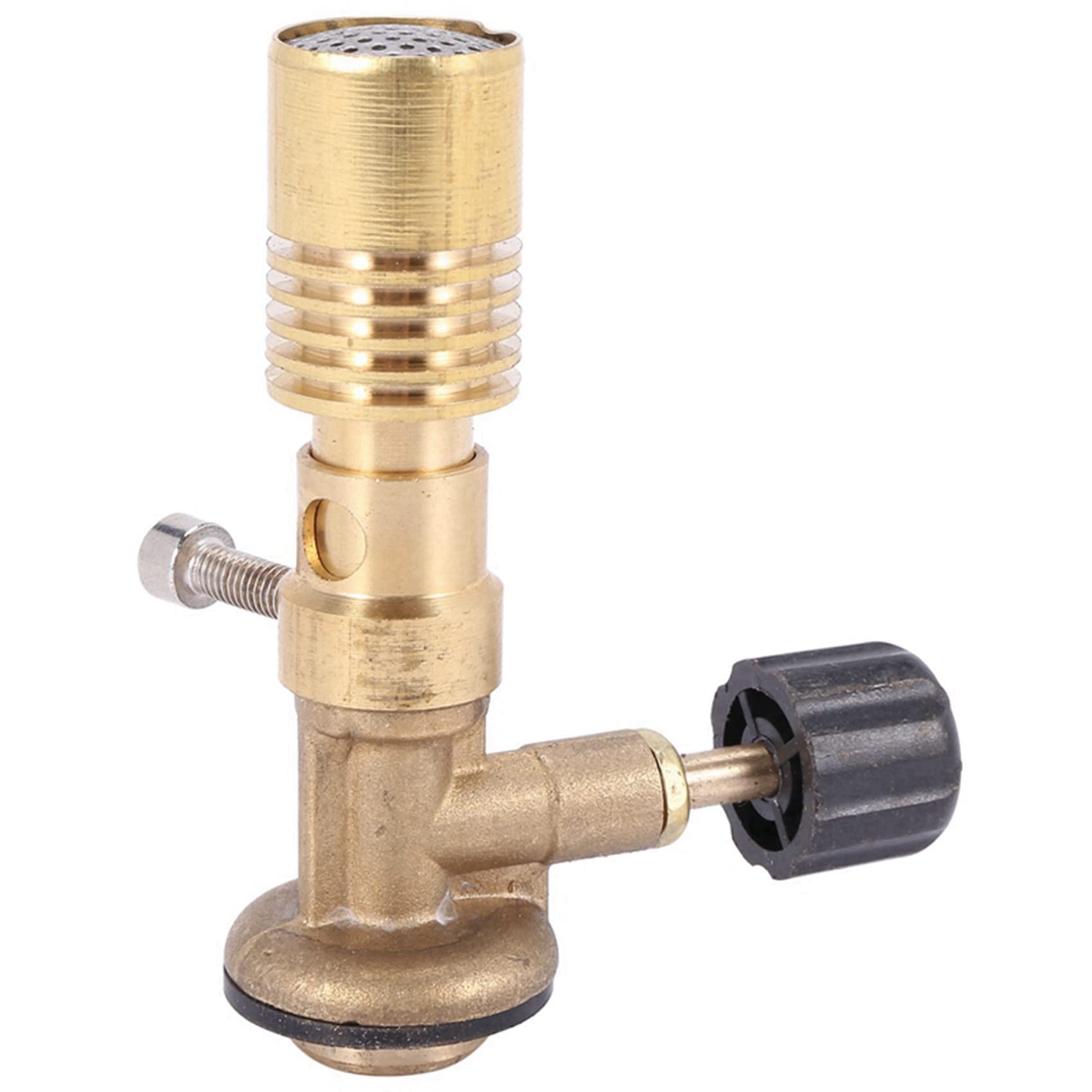 2X Turbo Gas Latón de Alta Temperatura Plomería Soldada Soplete Quemador Bunsen Portátil Quemador de Gas Horno de Calefacción