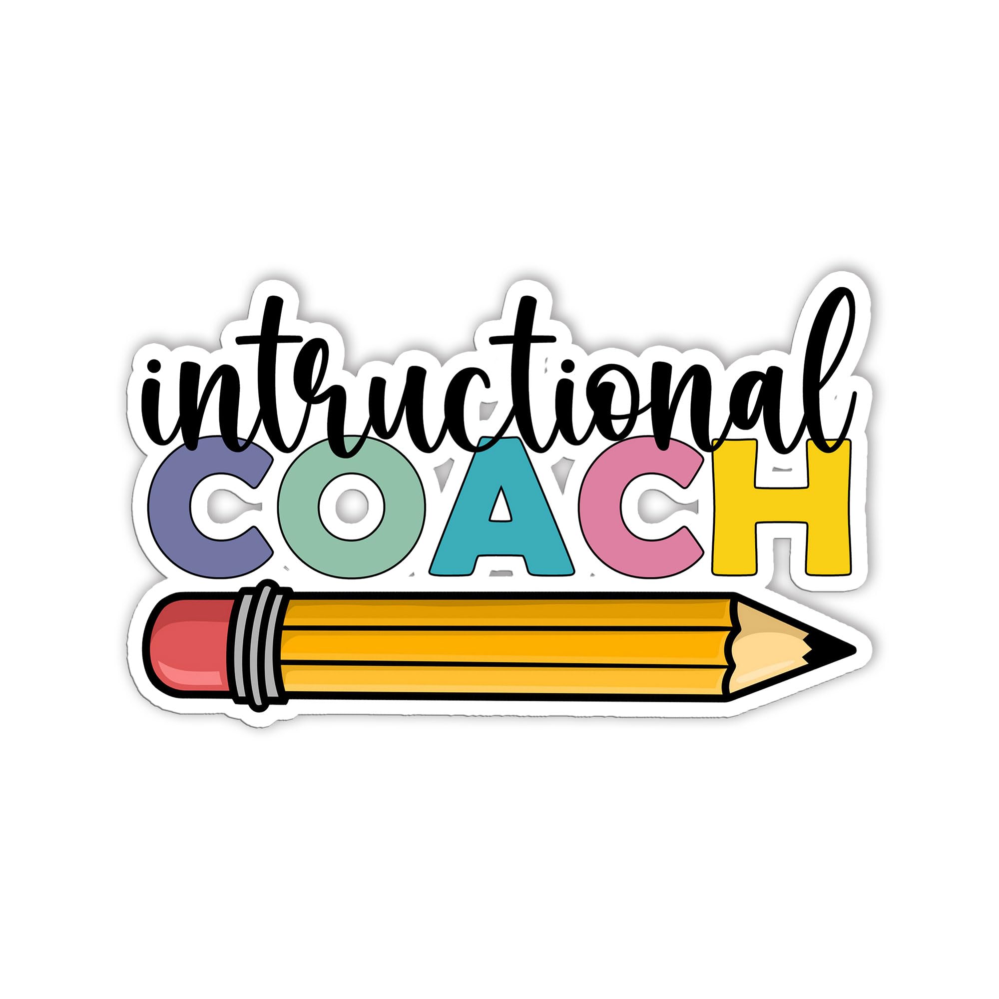 Amazon.com: YNhiCraft1921, Instructional Coach Teacher Inspirational Funny Back to School Sticker, Waterproof Kiss Cut Vinyl Stickers for Laptop, Guitar, Motorcycle, Bike, Skateboard, Luggage, Phone, Hydro Flask : Electronics