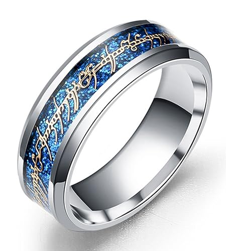 Via Mazzini Stainless Steel Lord Of The Rings Ring For Men And Boys (Ring0450)