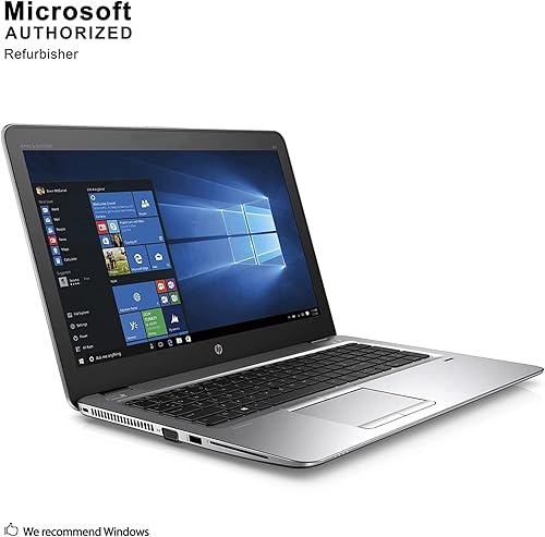 Miniatura 2 de HP Elitebook 850 G3 15.6 HD, Core i5-6300U 2.4GHz, 16 GB de RAM, unidad de estado sólido de 512 GB, Windows 10 Pro 64Bit (renovado)