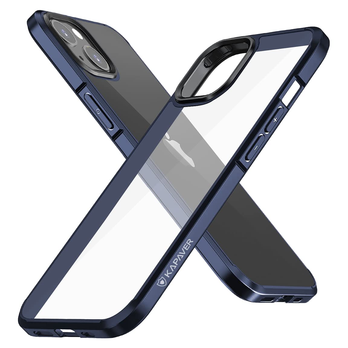 KAPAVER® Rugged Hybrid Armor TPU Bumper with Hard PC Clear Case Cover for iPhone 13 (6.1-inch) (Navy Blue) (B09TSSZDPP) Amazon Price History, Amazon Price Tracker