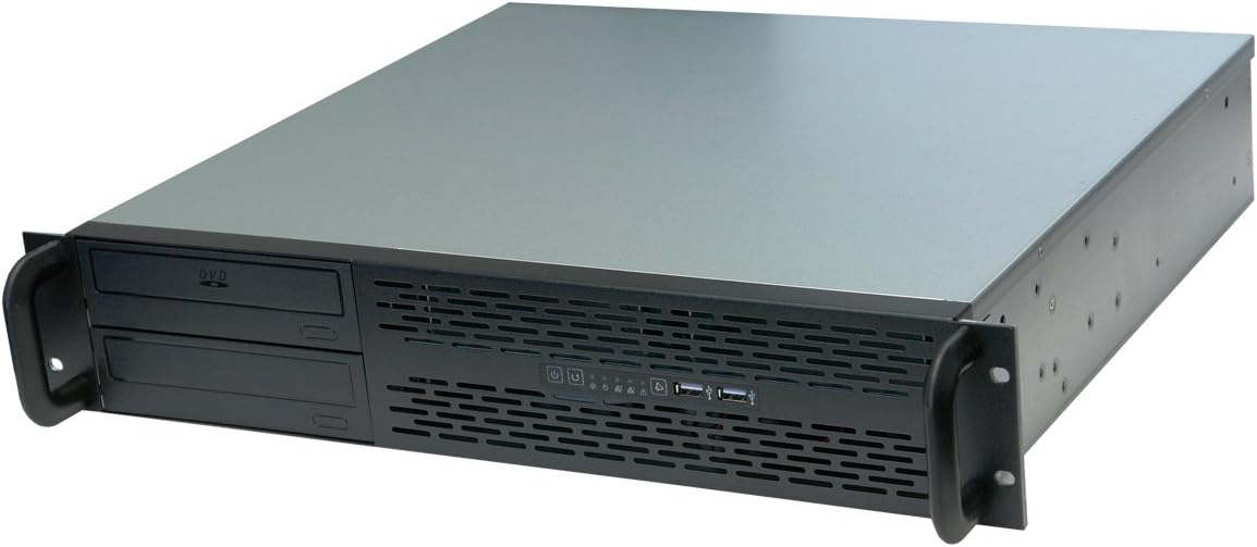 NORCO 2U Rack Mount Server Chassis - Black RPC-231