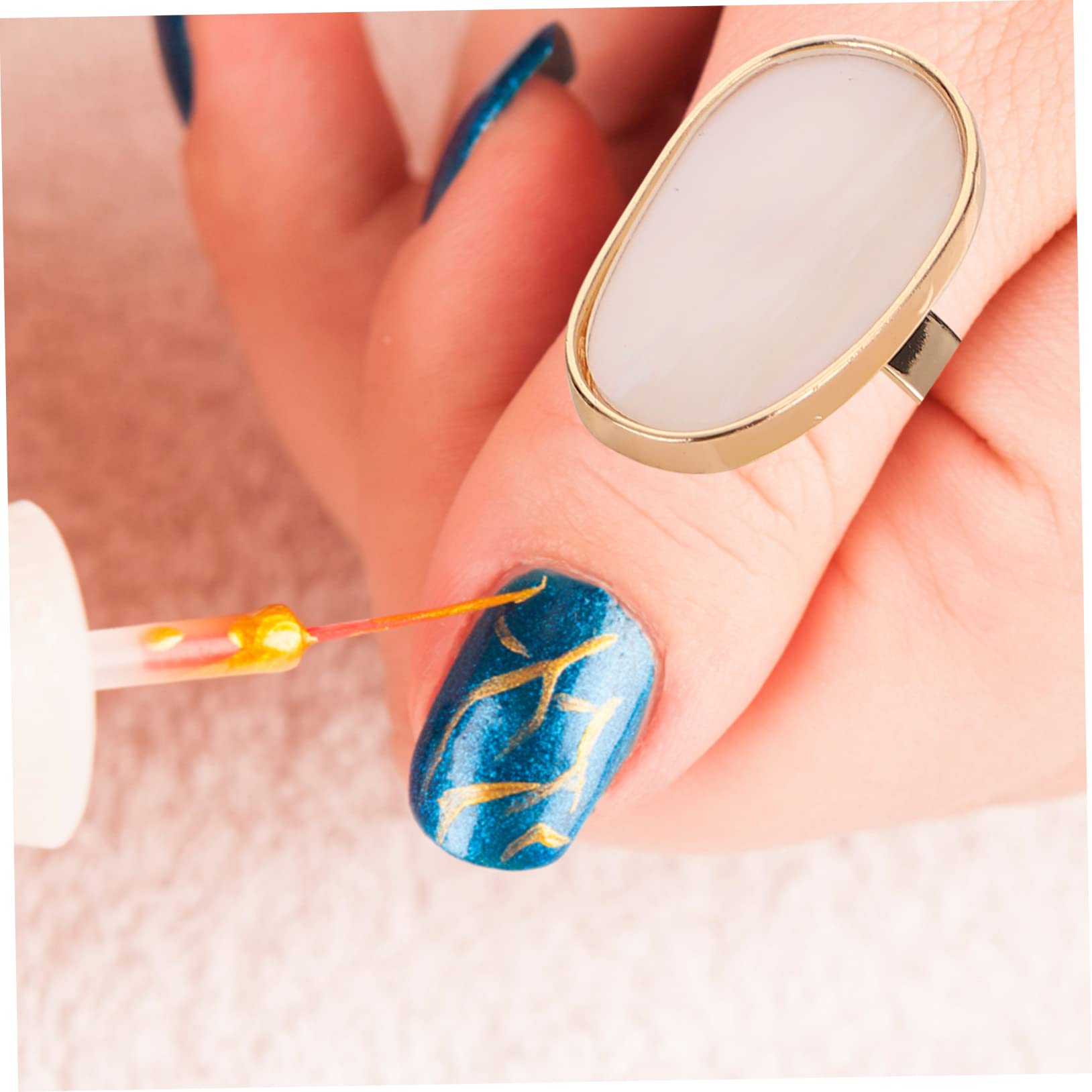 minkissy 18pezzi Palette Per Miscelazione Unghie Resina Per Nail Art e Trucco Professionale Per Miscelare Fondotinta e Pigmenti Design Ergonomico e Facile Da Pulire