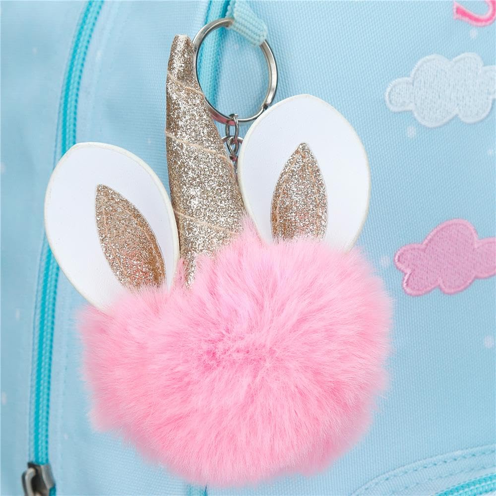 Enso Unicorn Paradise mochila infantil, mochila escolar, fabricada en Poliéster, ruedas dobles de giro multidireccional, Múltiples formas de usarlo, azul.