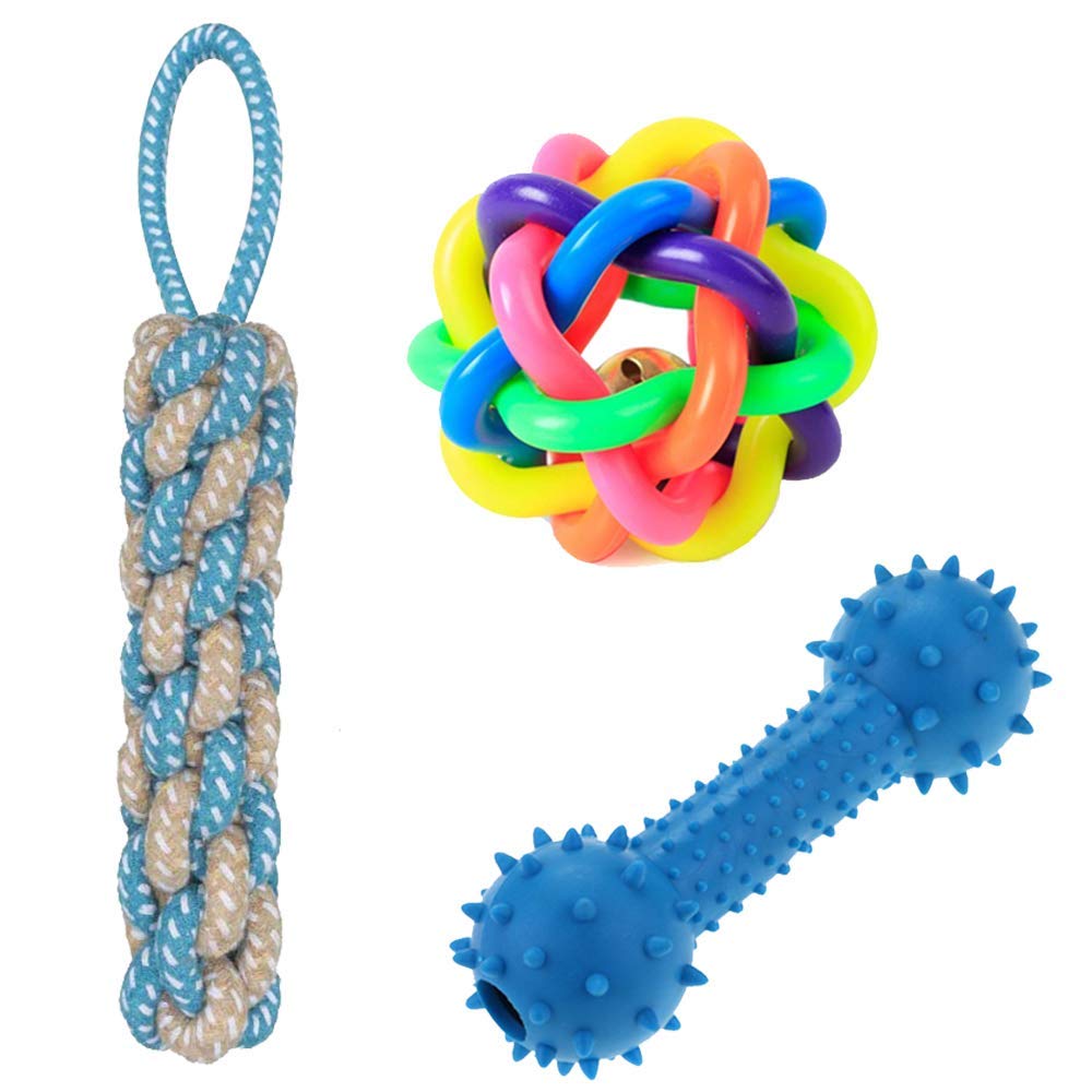 SR VISION Pack of 3 Washable Cotton Rope Tug Puppy Teething Dog Chew Toys Set (B09RSZ8Q9F) Amazon Price History, Amazon Price Tracker