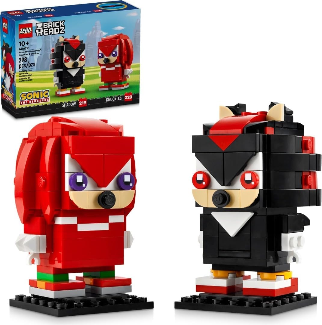 40672 Sonic The Hedgehog™: Knuckles & Shadow Brickheadz