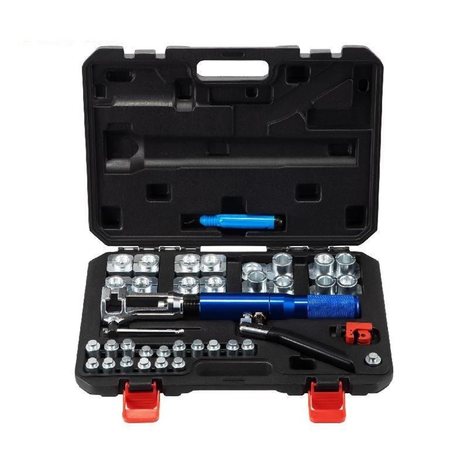 Jvddi One Color Pakjel Hydraulic Expanding And Double Flaring Tool Kit 45° Soft Hvac Copper Tube Expander 3/16In To 1/2In Brake Flare Repair Tool