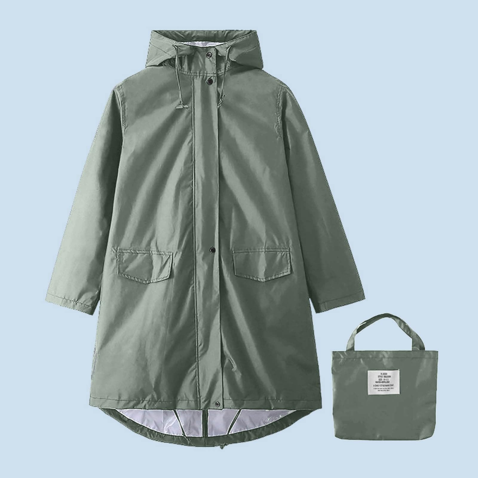 Poncho impermeabile da donna, in EVA, con cappuccio, multifunzione, riutilizzabile, per escursionismo, campeggio, pesca, bicicletta, abbigliamento antipioggia
