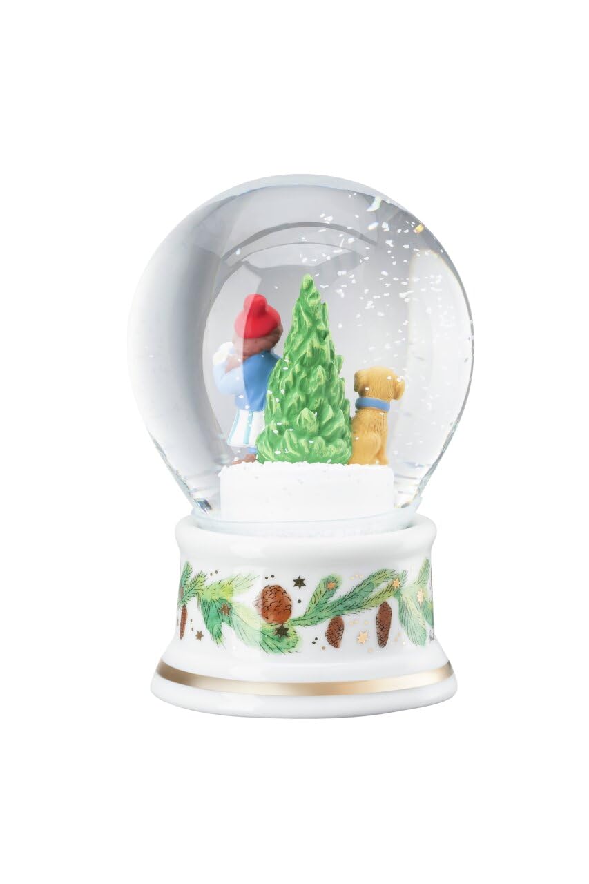 Hutschenreuther Weihnachten Sammelkollektion 2025 Schneekugel Weihnachtsspiele Höhe 12 cm; Jahresartikel