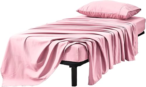 Vista 31 de Kingnex Sábanas para sofá cama, tamaño individual para sofá cama de 36 x 72 pulgadas, microfibra suave de doble cepillado 1800, 3 piezas incluyen 1