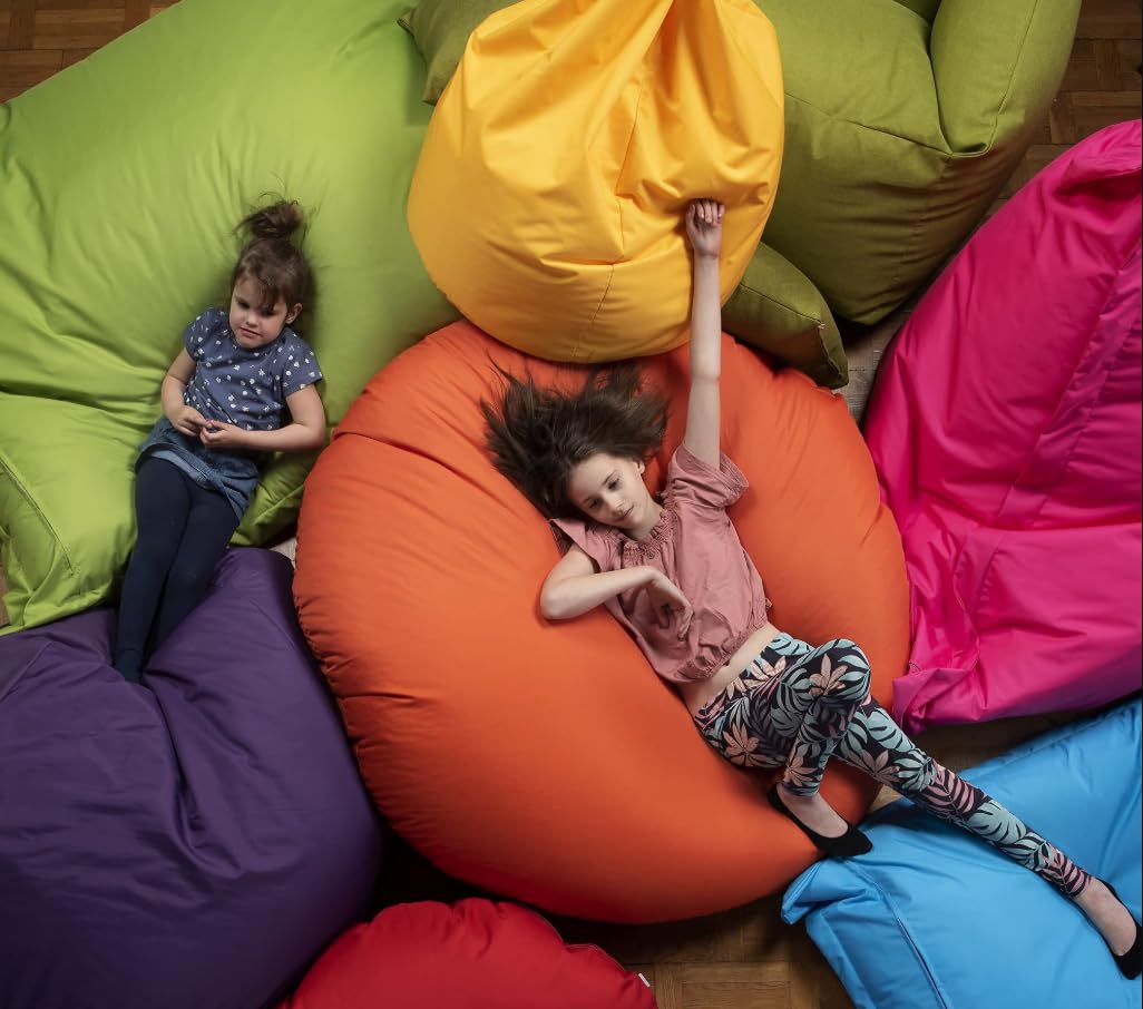 Chilly Pilley Beanbag Impermeabile 100x70 Crema Interni Esterni