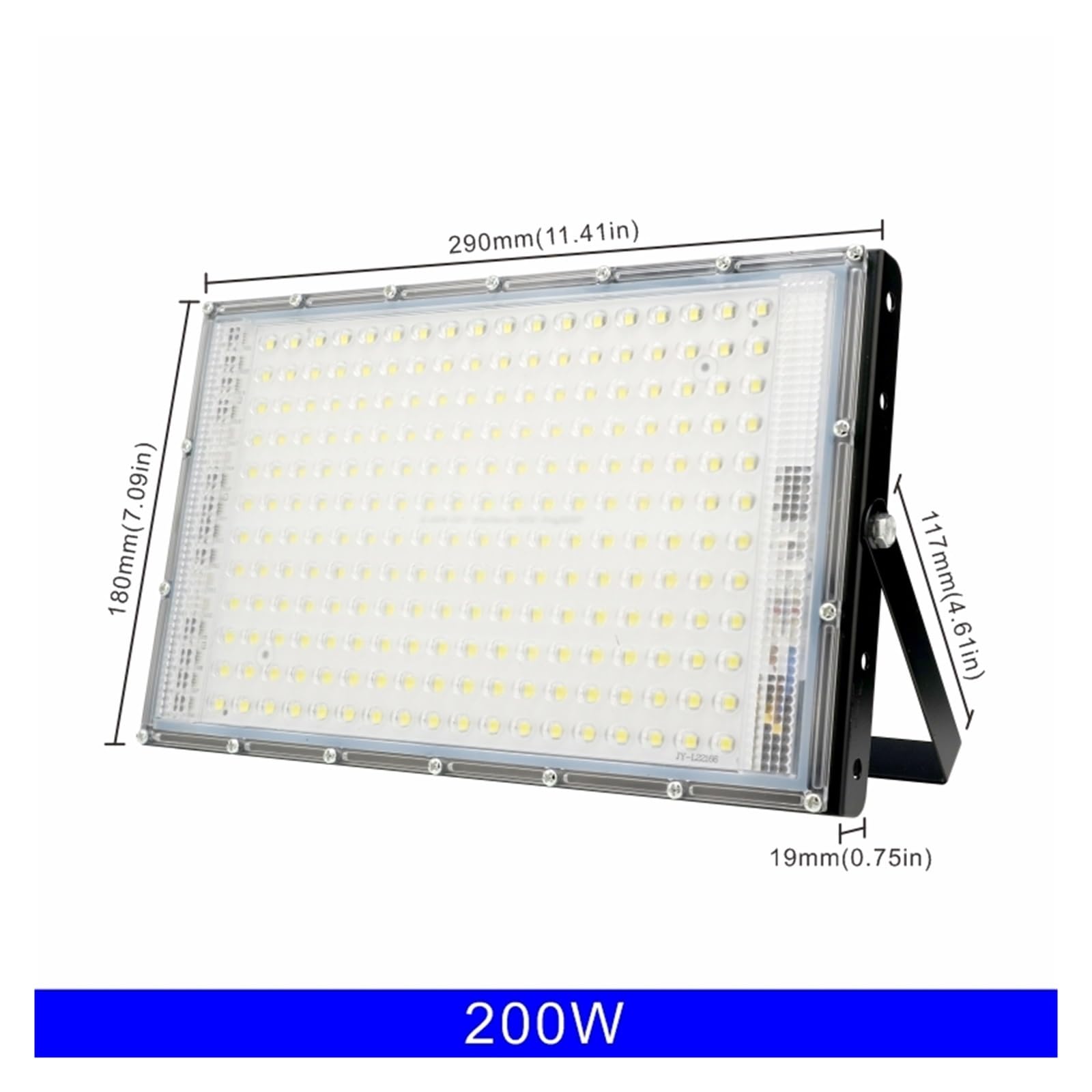 1/2/3PCS Led Flutlicht 50W 100W 150W 200W Outdoor IP65 Wasserdichte Wand Lampe Reflektor Straße Licht Gartengarage(3 PCS,5500-7000K_200W)