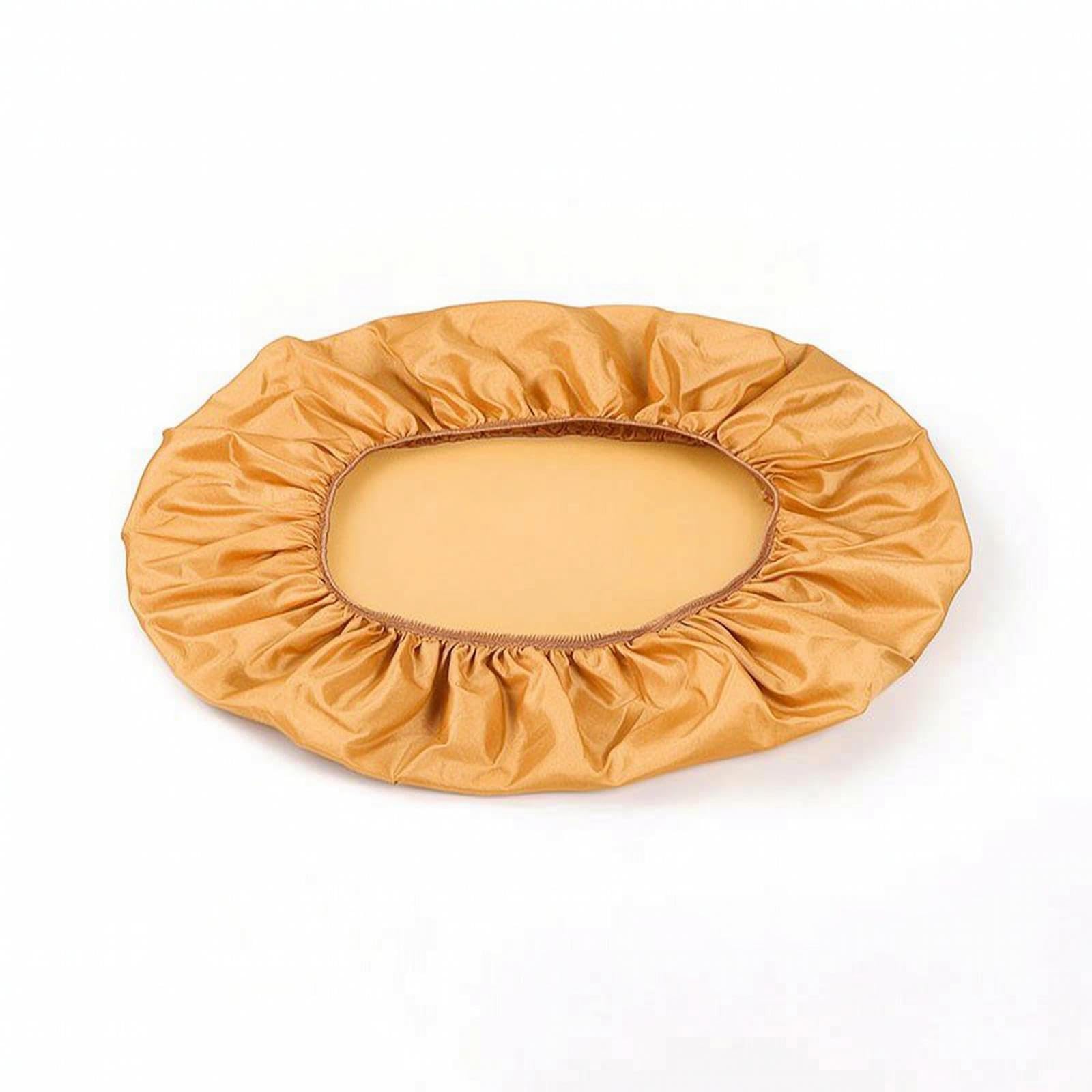 Lamp Shade Cover Ruffled Textile Light Diffusing Cover Pull-on Overhead Light Cover for Infant, Young Children, Nursery, Bedroom Coffee Xxl-image-4