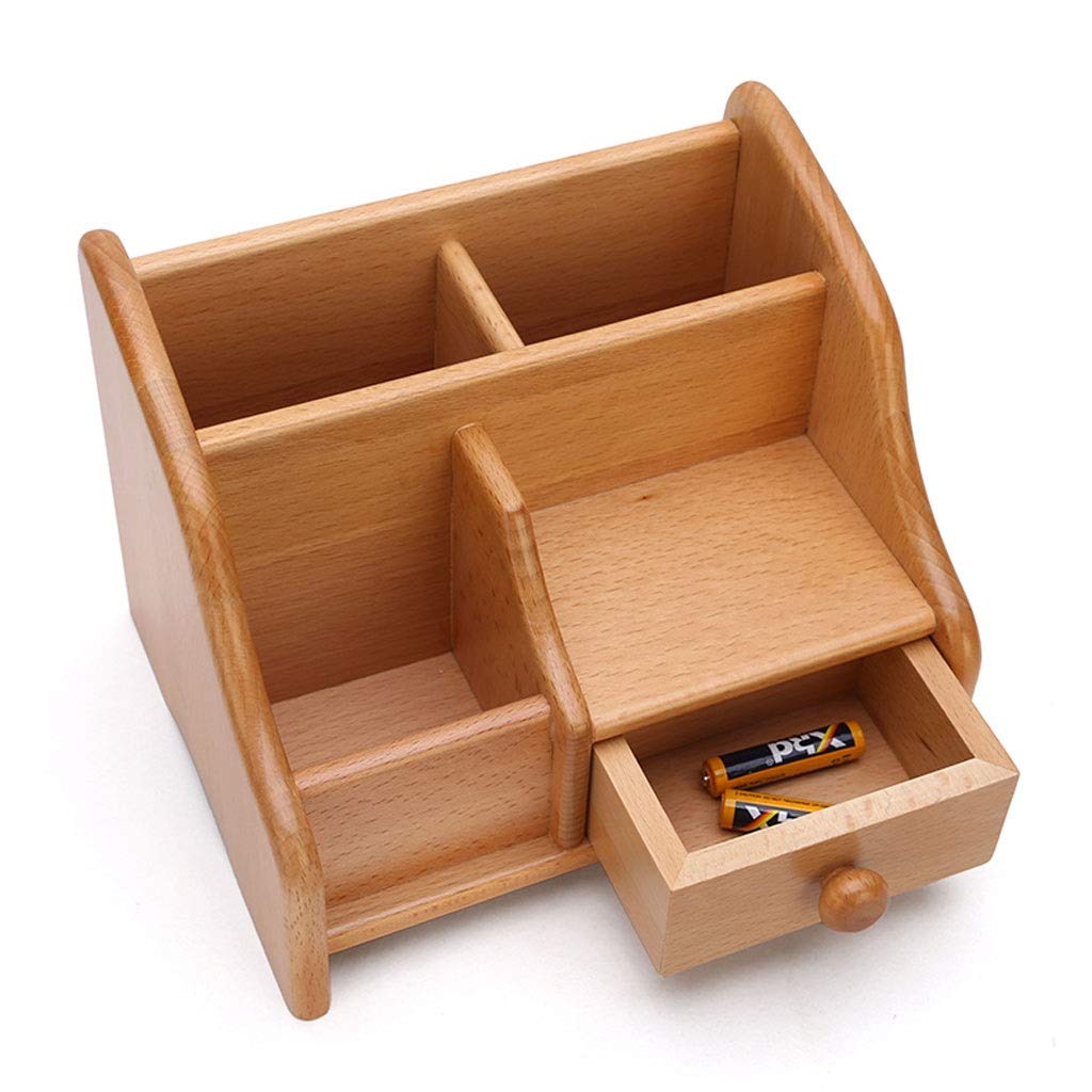 Stiftehalter aus Holz für Büro, Schreibtisch, Arbeitszimmer, schräge Einführung, Stifthalter, Aufbewahrungsbox, Stifte