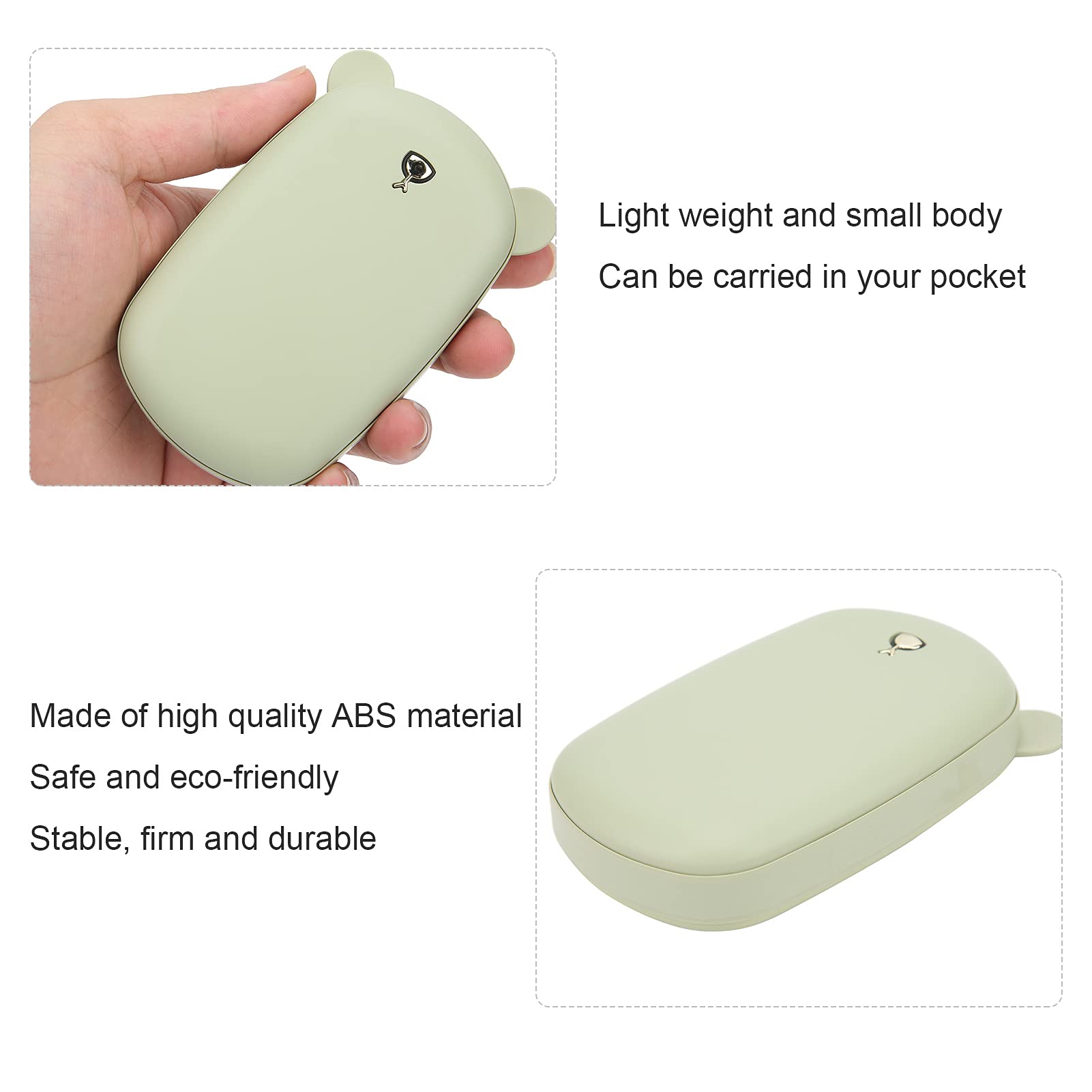 Chauffe Mains lectrique Portable USB Rechargeable et R utilisable avec Piles pour Camping en Plein