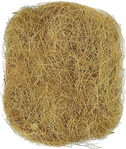 Image of SunGrow Finch Coconut Fiber, Loose Bedding Substrate for Birds Nest Cages, Nesting Material for Budgie Hummingbird Canary Parakeet, 1.5 oz