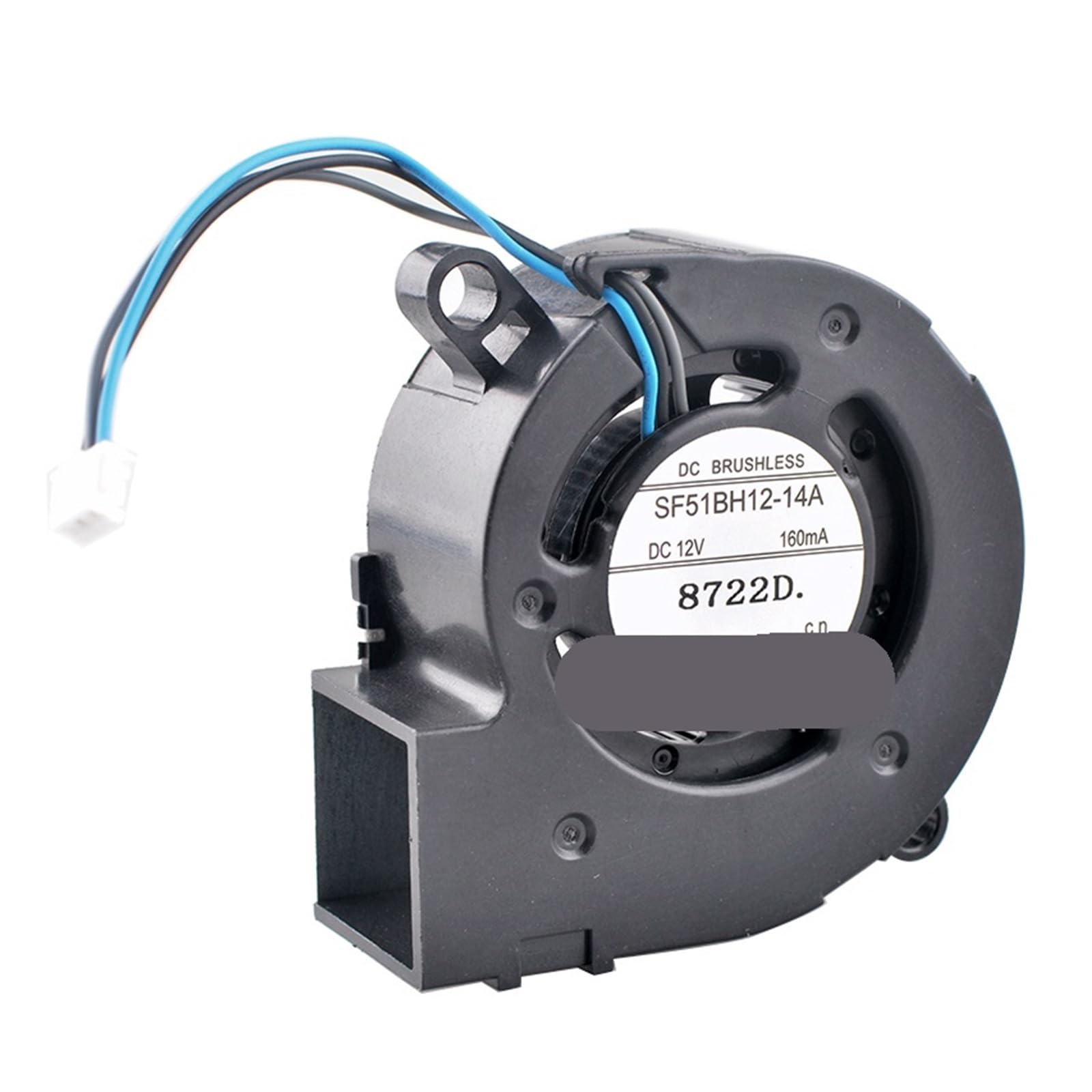 JJKKOZVQF SF51BH12-14A 5cm 50mm blower fan 50x50x20mm DC12V 0.16A 3pin Centrifugal turbine blower