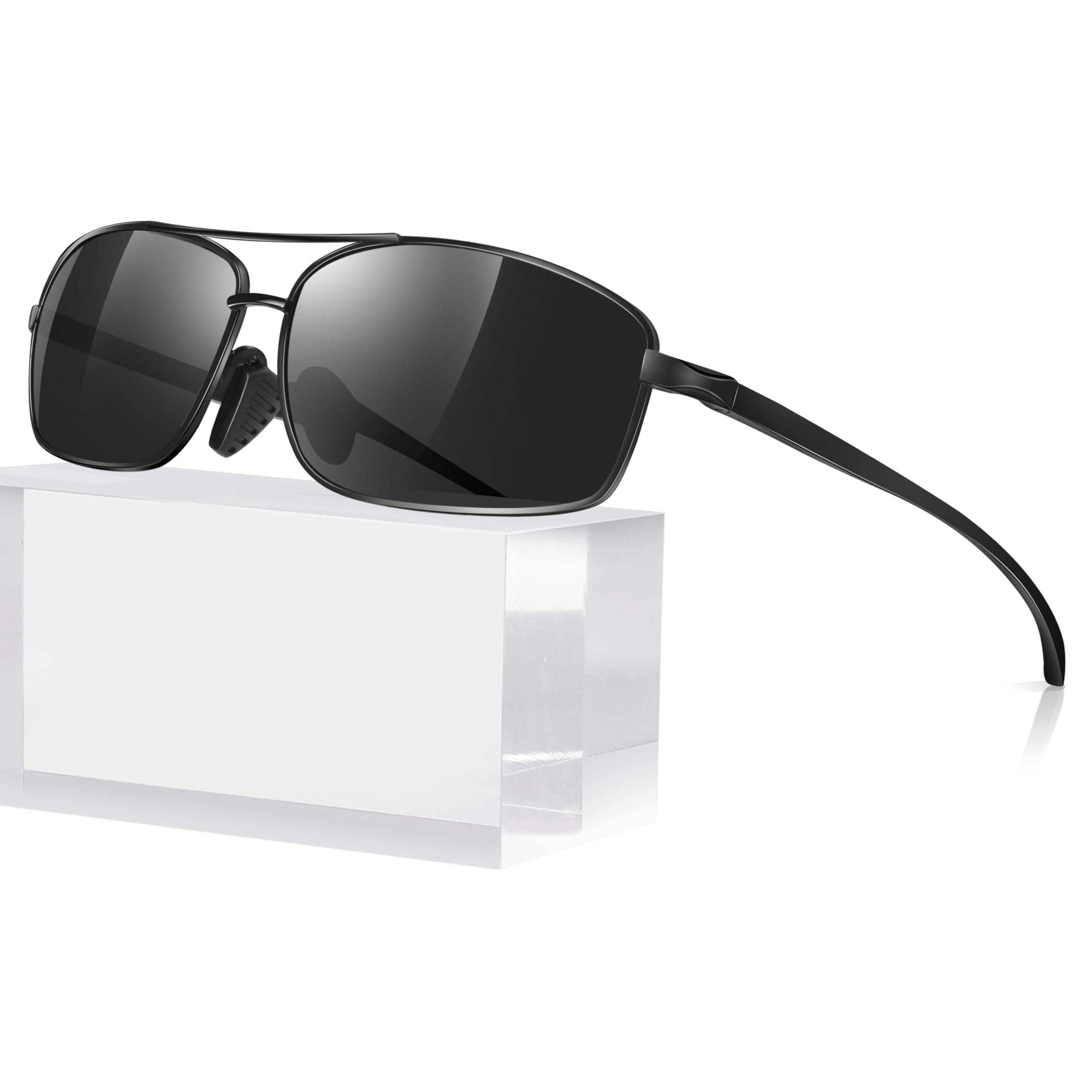 Lunettes De Soleil Homme Polarizadas Perfectmiaoxuan - Style Pilote, UV400, Ultralégères | Pour Conduite, Pêche, Sport