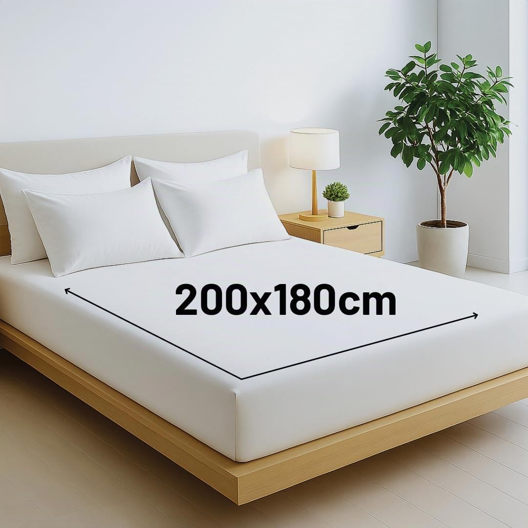 Imetec Chauffe-lit Adapto Matrimonial King Size 200x180 cm, Tissu hypoallergénique matelassé, 6 températures, Minuterie d'arrêt Automatique, Chauffage Rapide, 2 Commandes, Lavable, Sécurité maximale