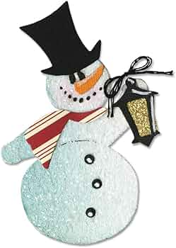 Amazon | Sizzix シーズン冬 ゆきだるま 3 656732 【日本正規品