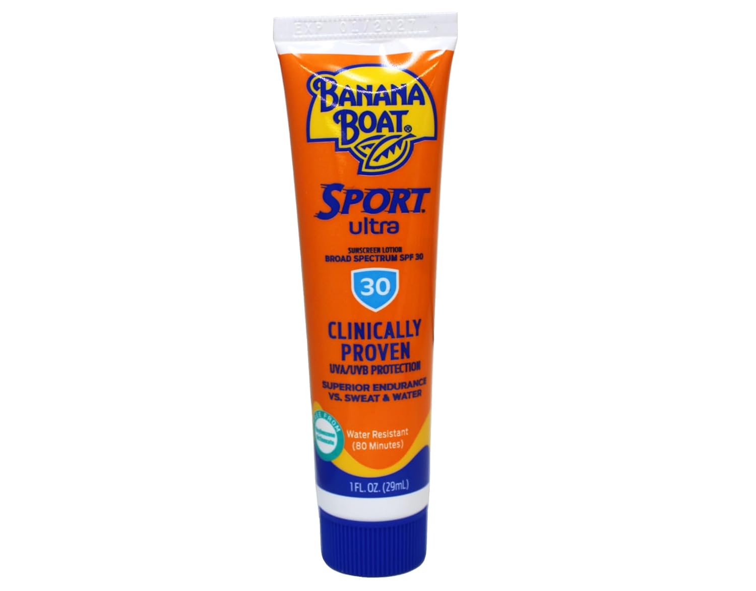 Banana Boat Sport Ultra SPF 30 Sunscreen Lotion, Travel Size Sunscreen, 1oz - 24 Count