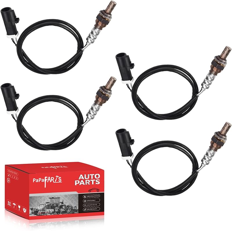 Sensor de oxigênio O2 PAPAPARTS para Ford F150, F250, Explorer e outros modelos – Chicote de 80 cm