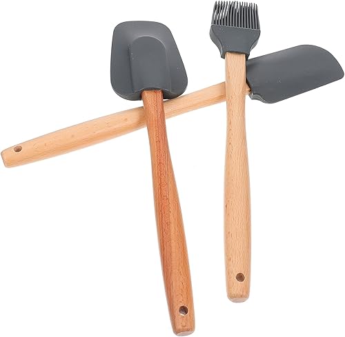 Juego de 3 piezas para hornear, espátulas de silicona, suministros para hornear, espátulas para uso en cocina, espátulas para hornear, espátulas