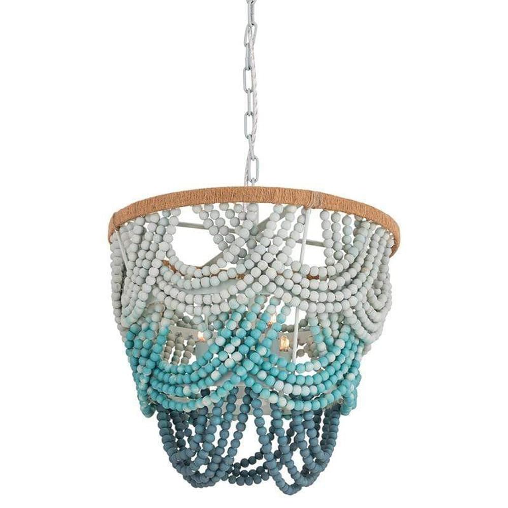 PLQWUJD Exquisite Chandelier Boho Light Fixture Rustic Beaded Chandelier Ceiling 3-Tier Wood Beads Vintage Farmhouse for Bedrooms Dining Room Kitchen
