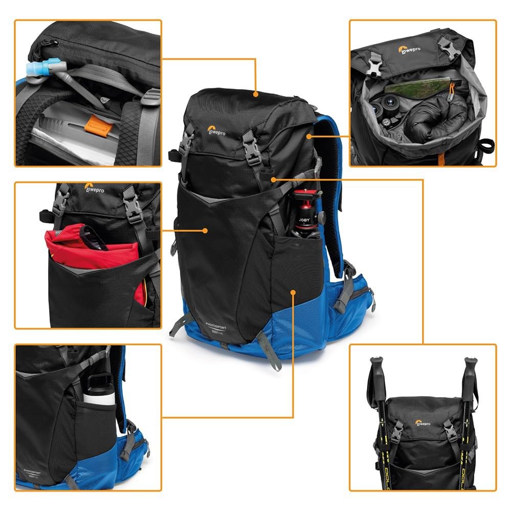Lowepro PhotoSport BP 24L AW III, Mochila Tactica para Cámara Sin Espejo