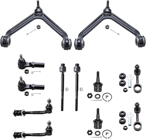 Miniatura 66 de Detroit Axle - Kit de suspensión frontal de 12 piezas para Toyota Corolla 2003 2004 2005 2006 2007 2008, 2 brazos de control inferiores, 2 rótulas