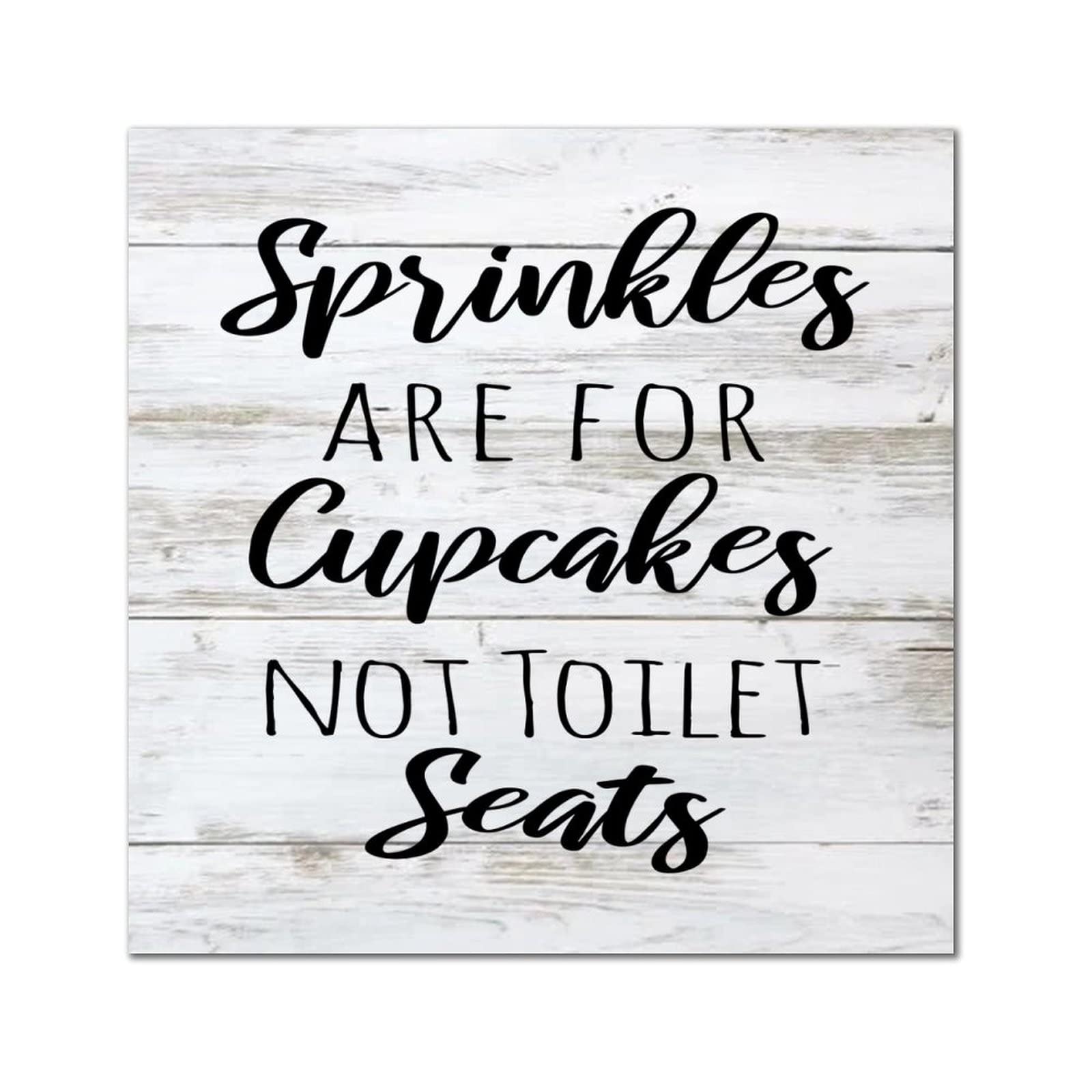 Plaque murale en bois Sprinkles, une idée cadeau décoration murale pour femme