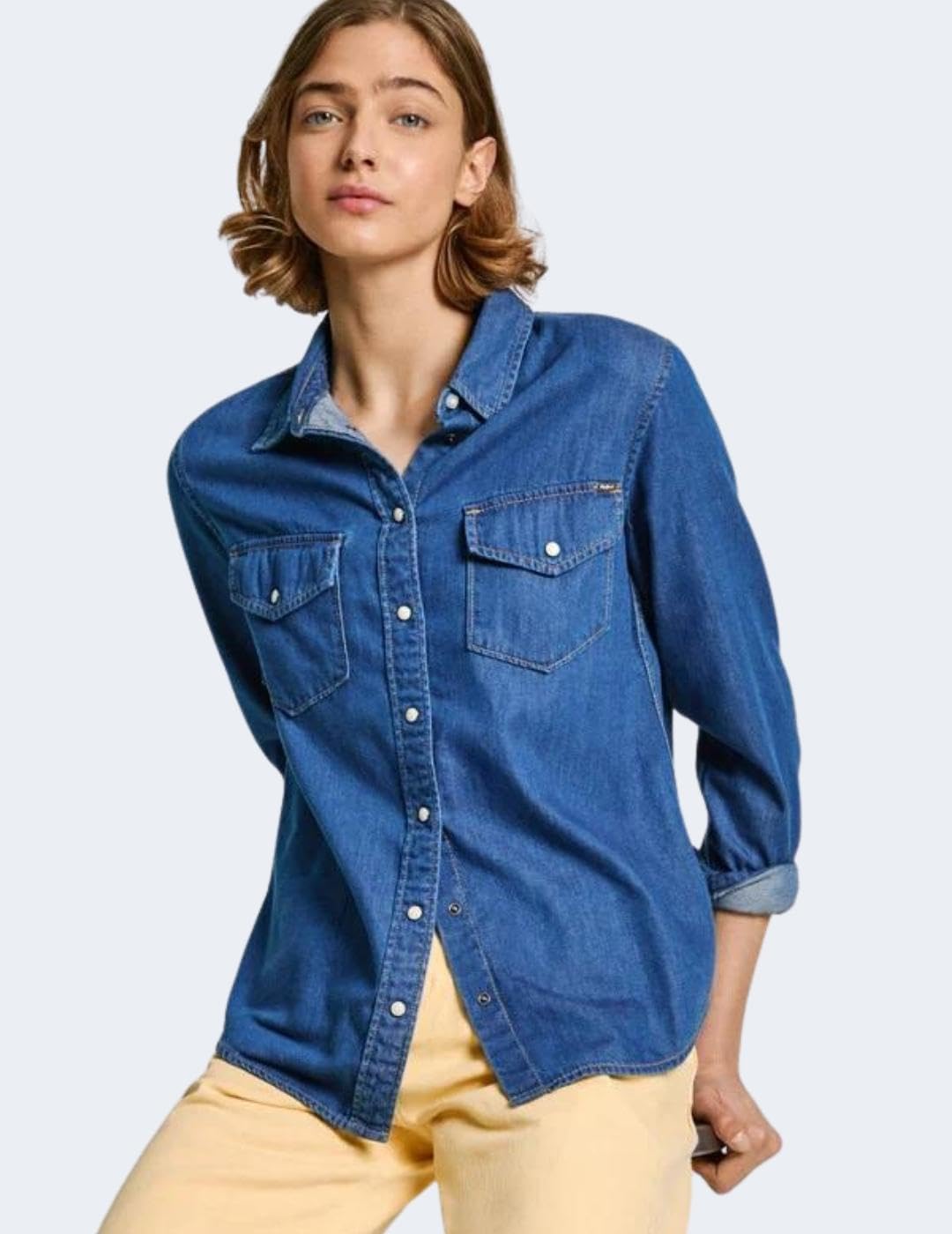 Pepe Jeans Koszula dżinsowa Kobiety Regularna Koszula Pl304894