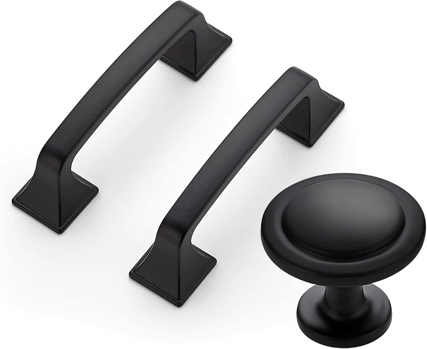 Ravinte 15 Pack 11/4 inch Kitchen Knobs & 10 Pack 3 Inch Matte