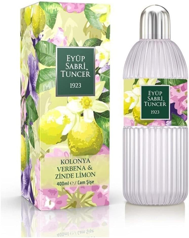 Eyup Sabri Tuncer-EST1923-Eau De Cologne Series (Verbena & Zinde Lemon, 400ml Glass Bottle)