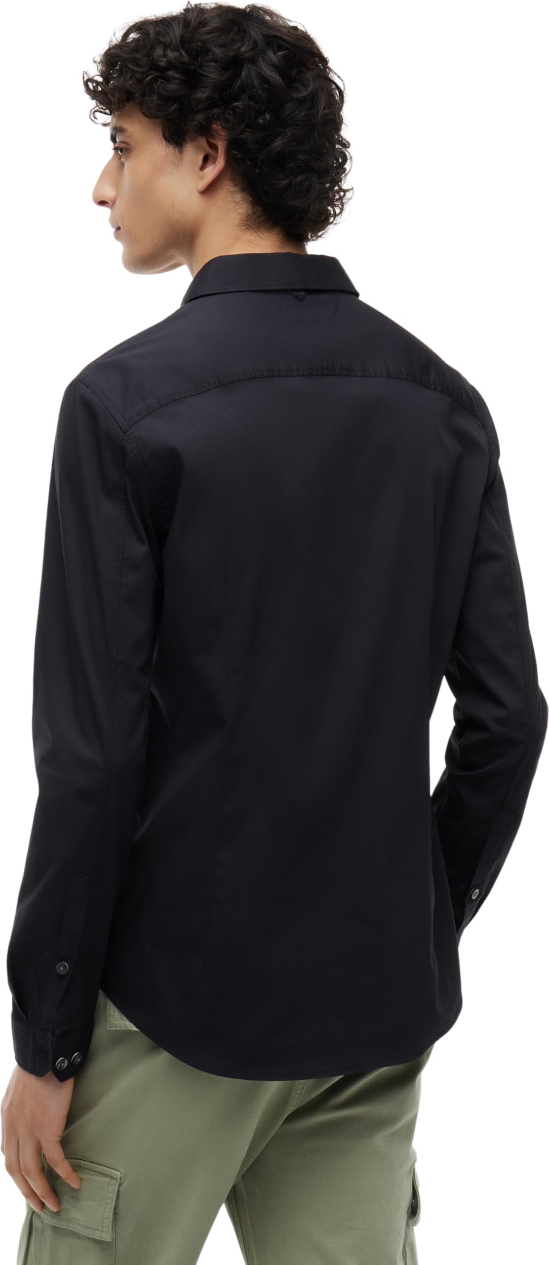 Tommy Jeans Original Stretch Koszula, Tommy Black 078, S
