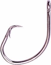 Lazer Sharp L2045G-20/0 Offshore Circle Heavy Wire Offset Hook, 3 Piece (Platinum Black) - coolthings.us