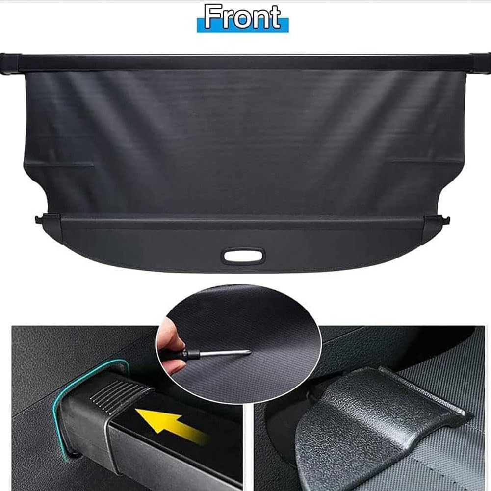 Kofferraumabdeckung Für VW Tiguan Allspace 2018-2022 - Ausziehbar Rollo