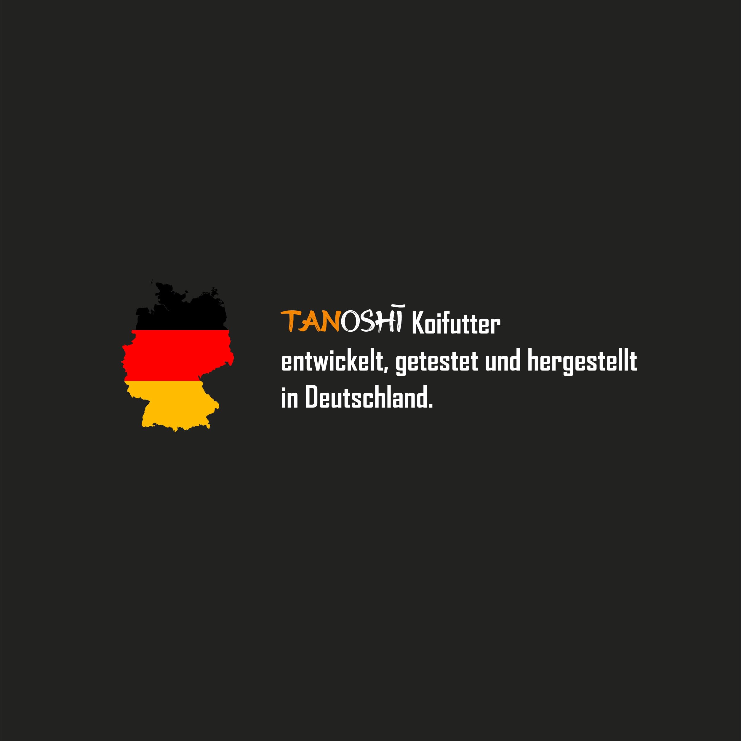 Tanoshi Koifutter - Color Plus - 6mm 13,5 kg | Schwimmendes Hauptfutter für Intensive Farbentwicklung Dank Spirulina mit natürlichem Astaxanthin | ab 10°C